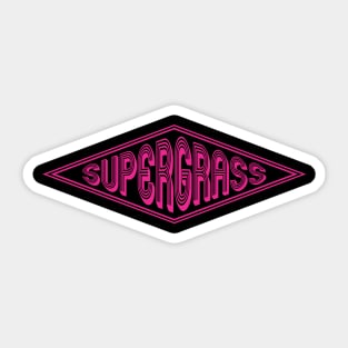Supergrass - Pinkline Vintage Wajik Sticker